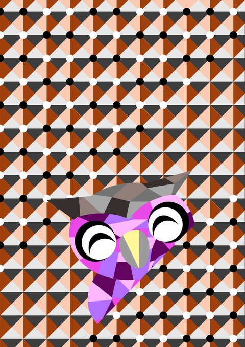 立体フクロウ－６