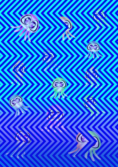 ジグザグライン－４