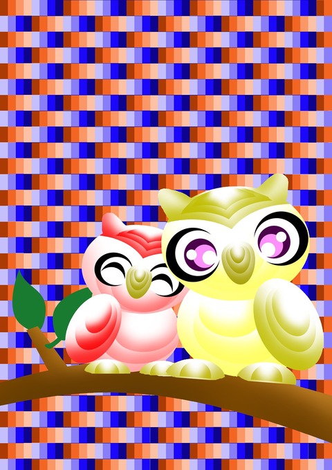 七色フクロウ－２