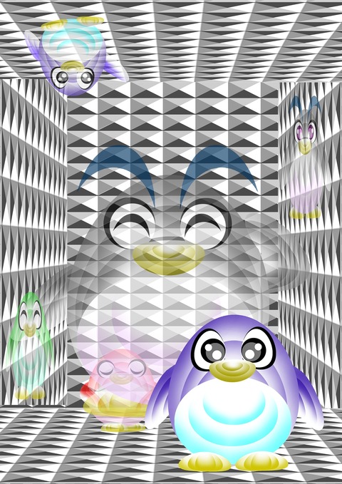半透明キャラクター７
