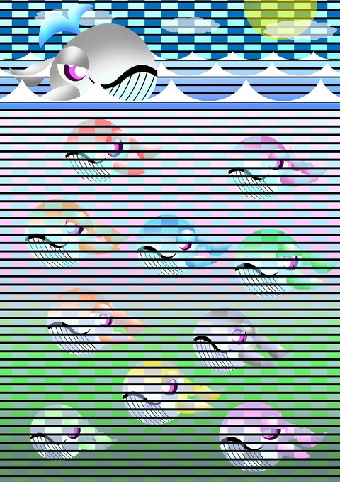 出目クジラ－10