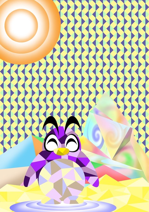 立体ペンギン－８