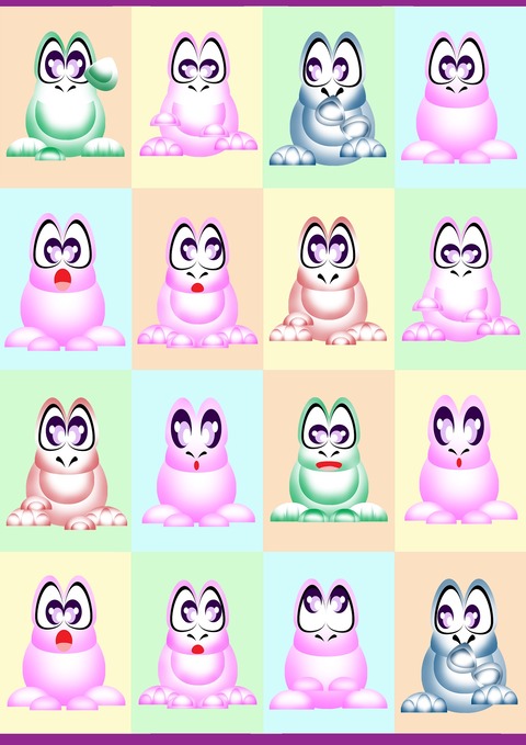 ペア捜しアート－３