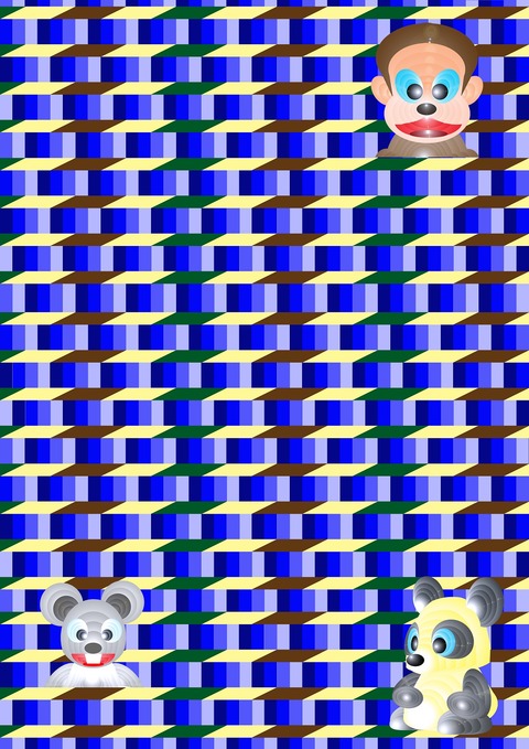 数色ライン×－７