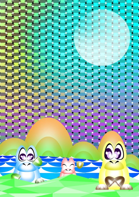 二代目七色・フクロウ＆ひょうたんガエルｰ12