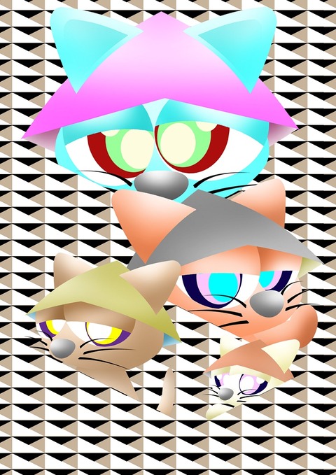 Hat付出目キャット－５