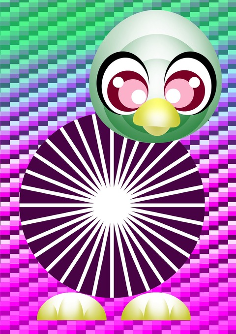 渦巻き＆輝きアート－２