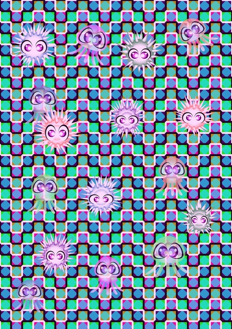 立体クジラ&イガうにくん-3