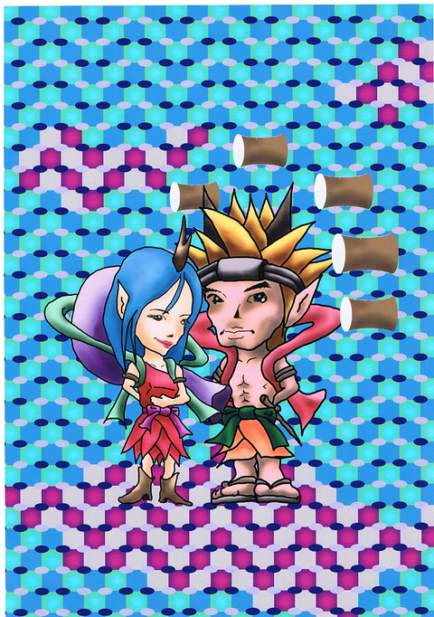 フー神・ライ神ペア４