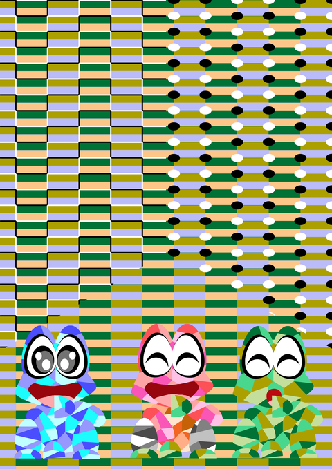 立体カエル－６