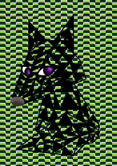三角ギツネ－２