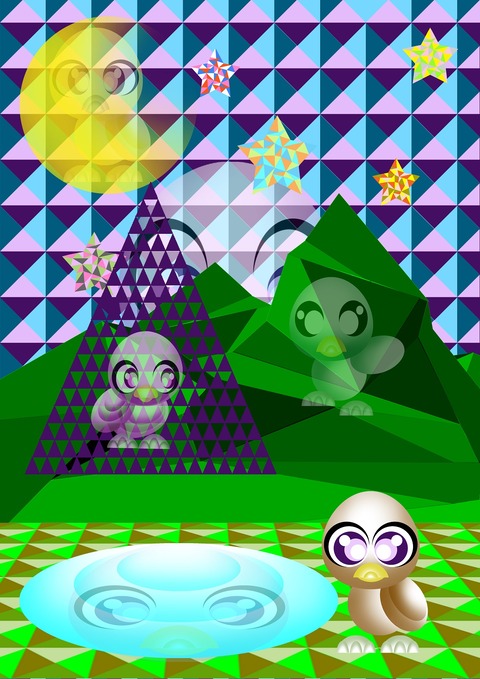 半透明キャラクター8