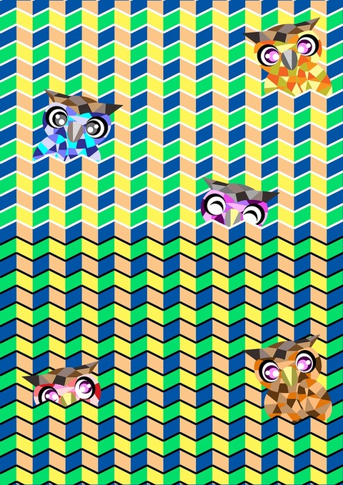 立体フクロウ－４