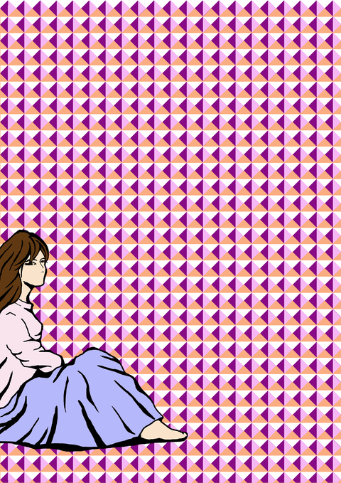 1707.女性イラスト６