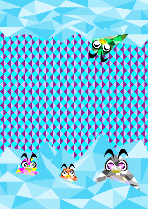 立体ペンギン－７