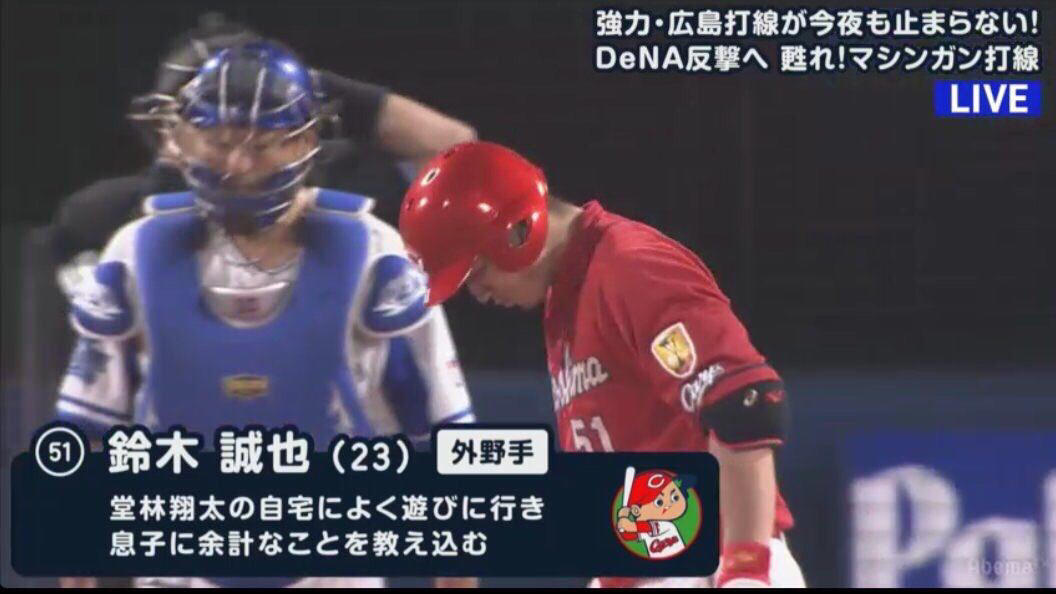 広島カープ abema tvでの野球中継で紹介される選手のプチ情報が面白いと話題に 広島カープブログ