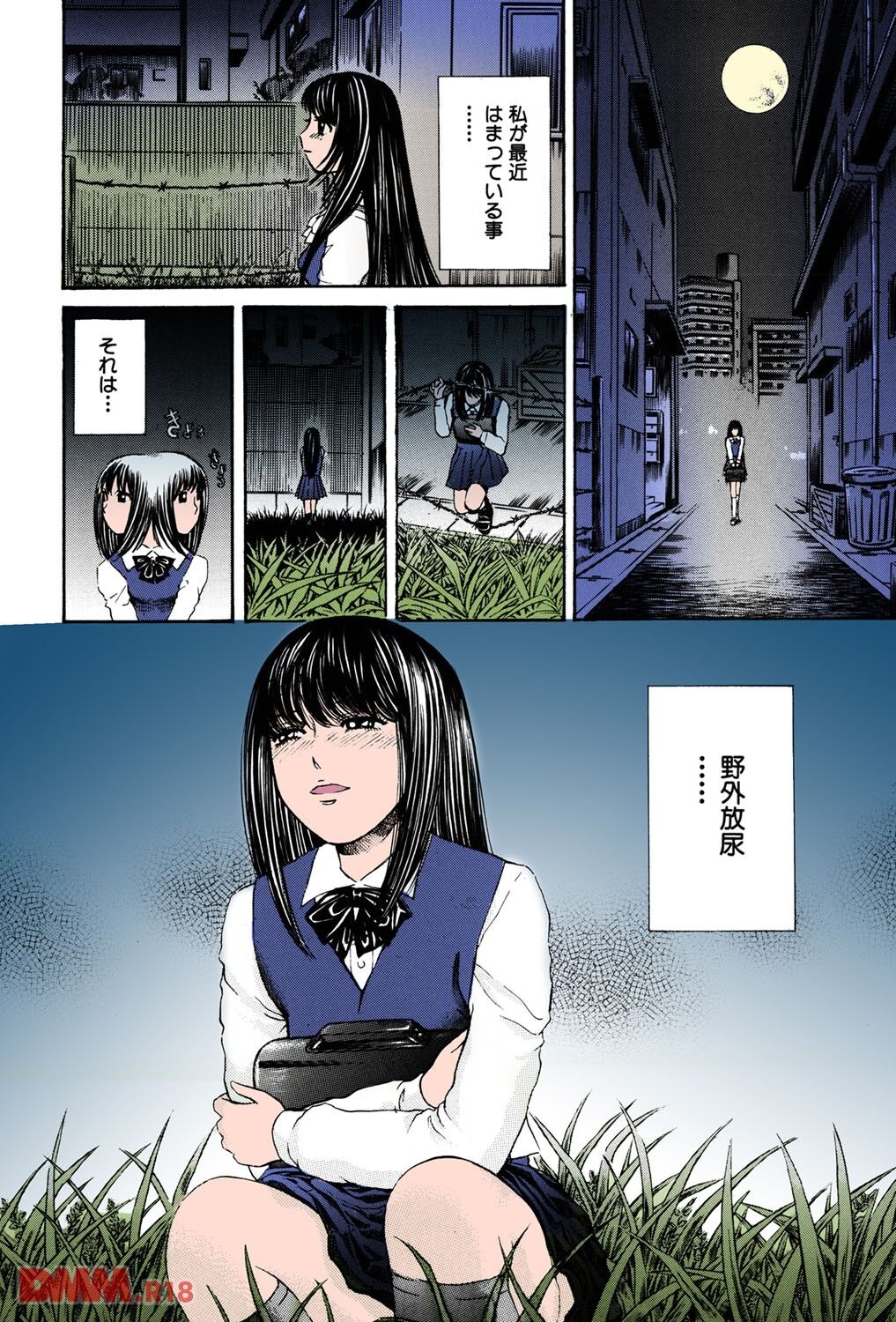 野外放尿レイプ漫画 
