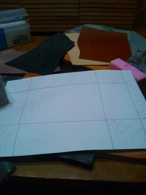 自作デッキケース 本革 前編 Mtg難民の集結