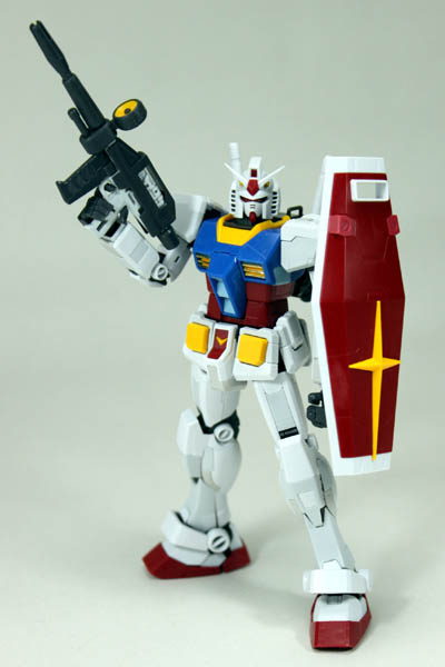 Rgガンダムパチ組み 後ろからガンプラ