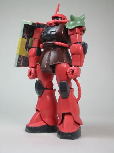 Hguc シャア専用ザク製作記１ 後ろからガンプラ
