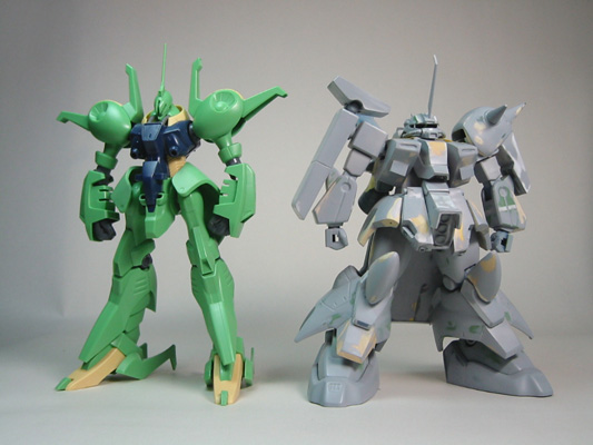 Hguc Amx 011s ザクiiiカスタム その22 後ろからガンプラ