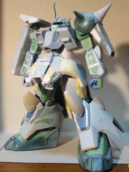 HGUC AMX-011S ザクIIIカスタム その6 : 後ろからガンプラ