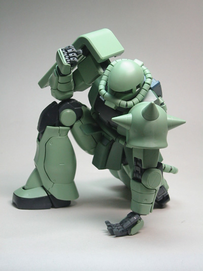 Mg ザク2 0パチ組みしてみて感想つらつらと 後ろからガンプラ
