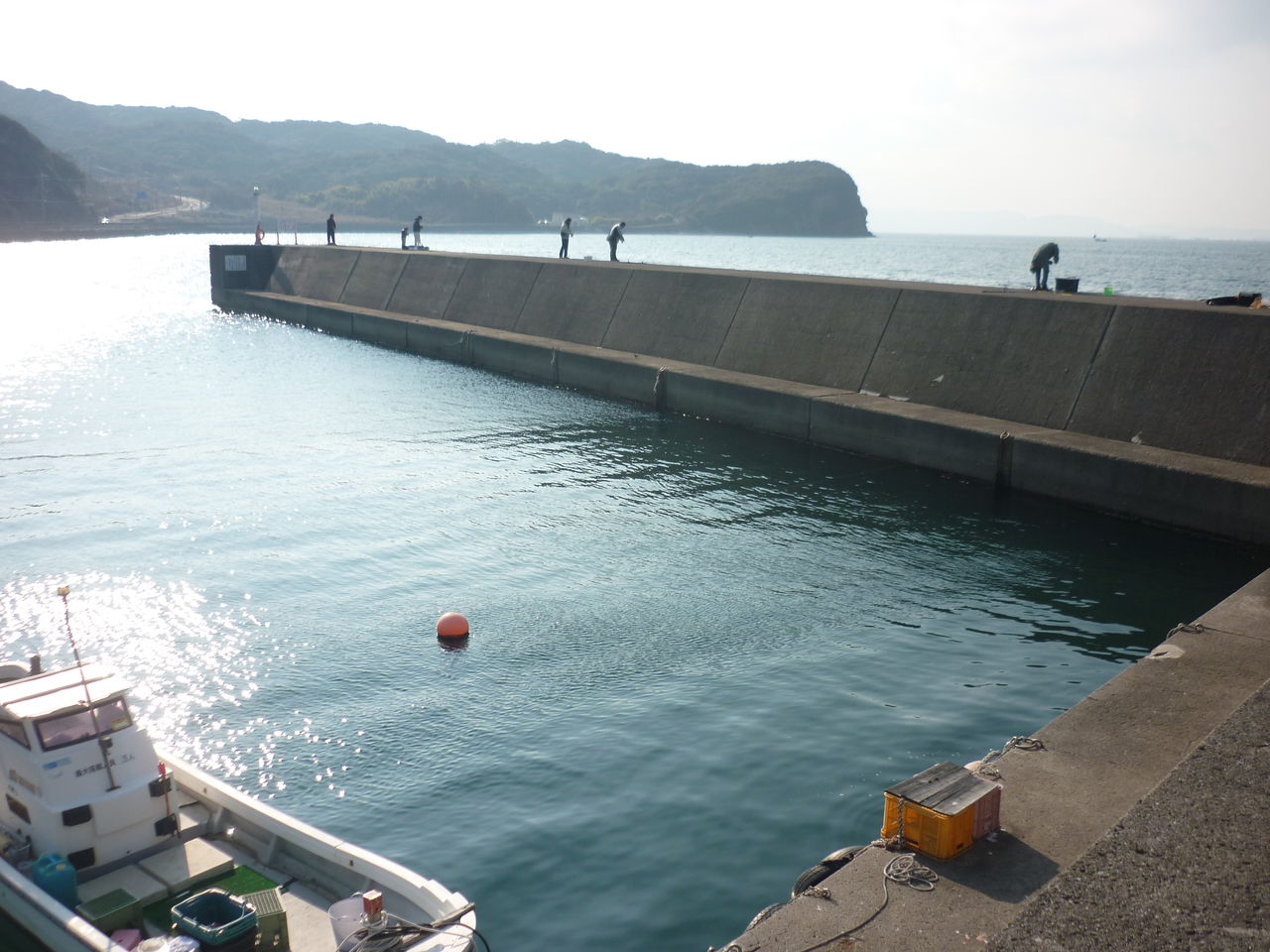 大川漁港 和歌山県 と深日港 紀淡海峡釣景色
