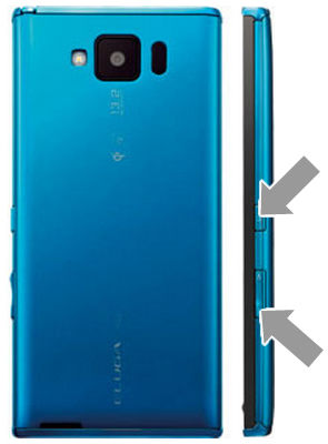 ELUGA X P-02Eのスクリーンショット保存