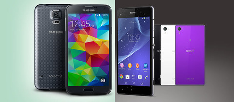 XPERIA Z2&GALAXY S5の比較と評価(主要スペック編)