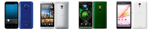 au 2013年夏モデルスマホのベンチマーク結果