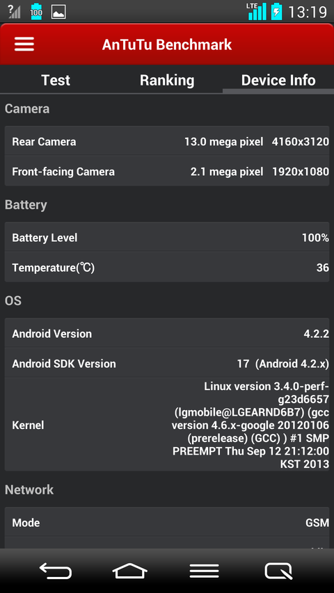 LG 「G2 L-01F」の詳細スペック情報（Antutuベンチマーク）3