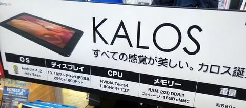 KALOSのカメラで撮影した写真