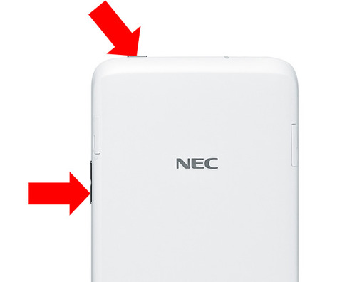 LaVie Tab E TE510のスクリーンショット保存