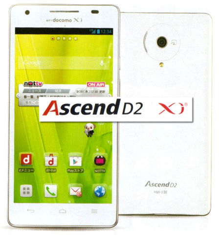 Ascend D2 HW-03EのAntutuベンチマーク&スクリーンショット