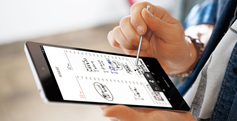 AQUOS PAD SH-08E タッチパネルの動作不具合をアップデートで改修