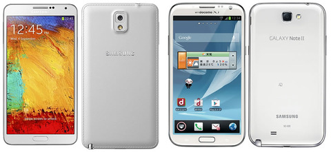 ギャラクシーノート3 SC-01Fの暫定スペック＆Galaxy Note2 SC-02Eの比較