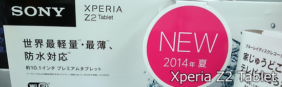 Xperia Z2 Tablet（SO-05F）のカメラ写真2