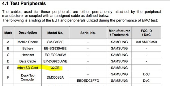 microSD対応のGalaxy S7