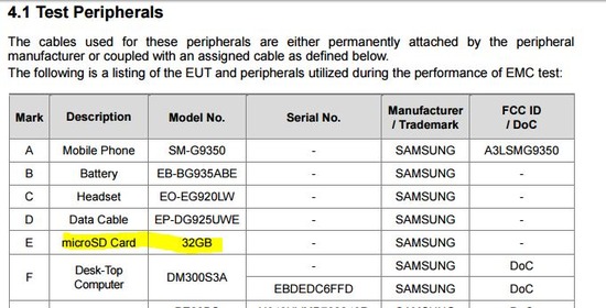 microSD対応のGalaxy S7