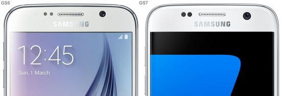 ギャラクシーS7とS6の違いは?比較!