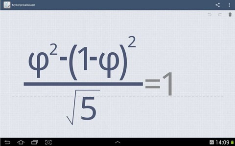高性能な手書き電卓アプリ「MyScript Calculator」~勉強・仕事や関数電卓の代用に~