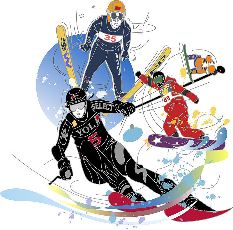スキージャンプイラスト 冬季オリンピックイラスト Nonちゃんイラストブログ