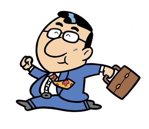 ビジネスマン 出勤イラスト Nonちゃんイラストブログ