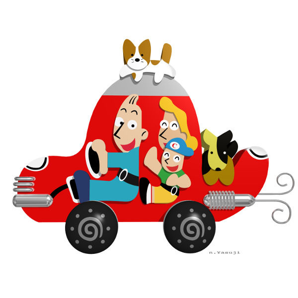 ドライブイラスト 車の点検イラスト 車検イラスト Nonちゃんイラストブログ ドライブイラスト 車の点検イラスト 車検イラスト Nonちゃんイラストブログ