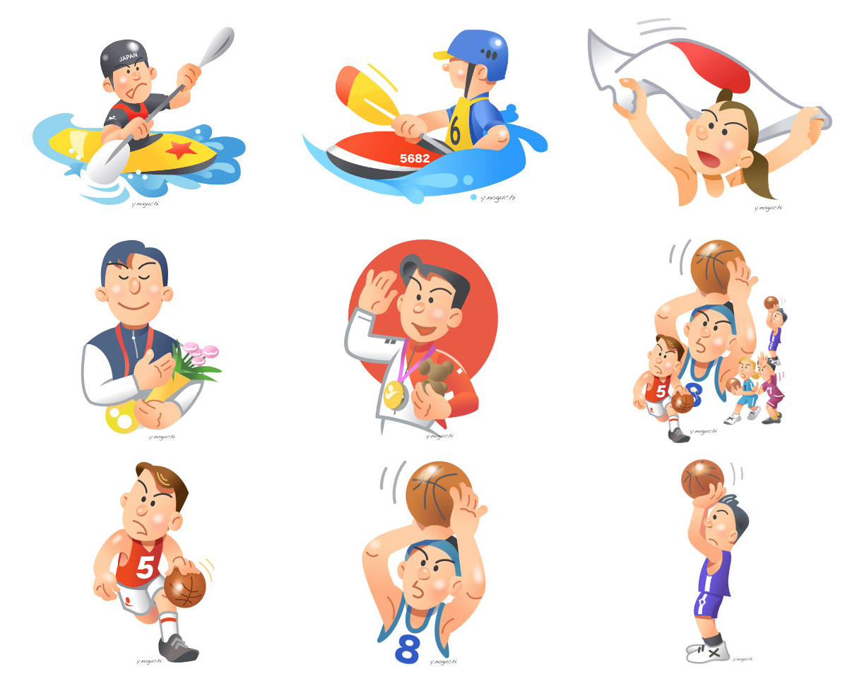 スポーツイラスト Nonちゃんイラストブログ スポーツイラスト Nonちゃんイラストブログ