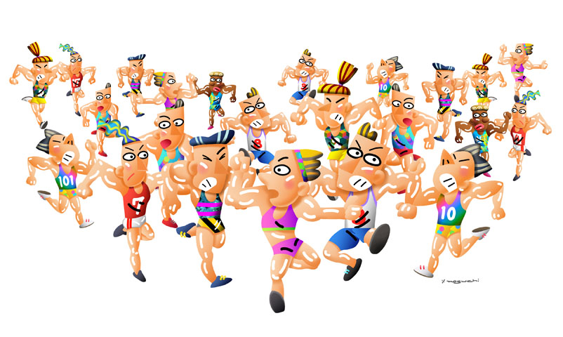 陸上競技 スポーツ イラスト Nonちゃんイラストブログ