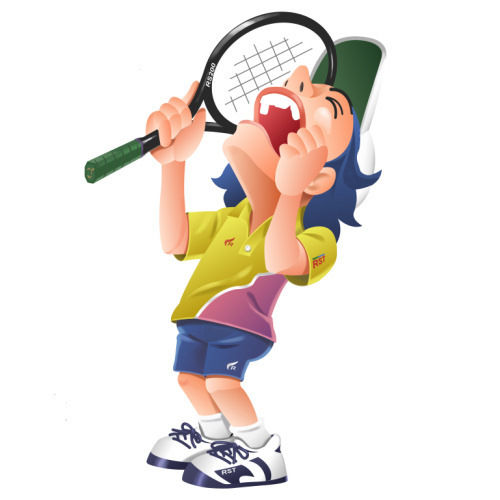 スポーツ テニス イラスト Nonちゃんイラストブログ スポーツ テニス イラスト Nonちゃんイラストブログ