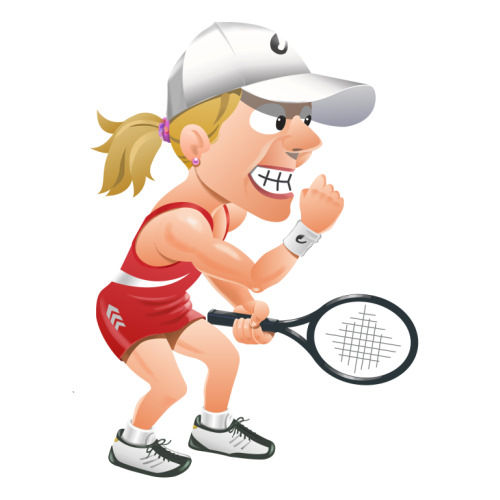 テニスイラスト素材 Nonちゃんイラストブログ