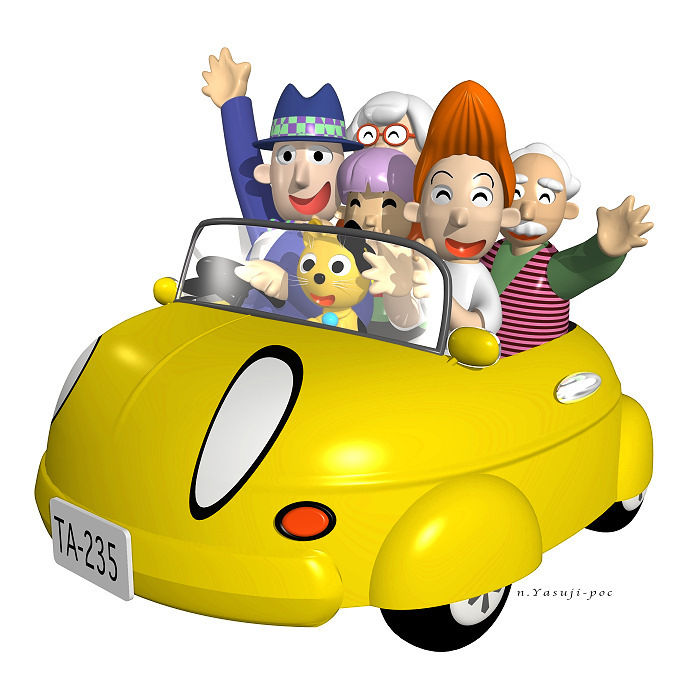 ドライブイラスト 車の点検イラスト 車検イラスト Nonちゃんイラストブログ